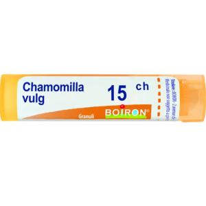 Chamomilla vulgaris (boiron) 15 ch granuli 1 contenitore multidose 4 g (80 granuli)