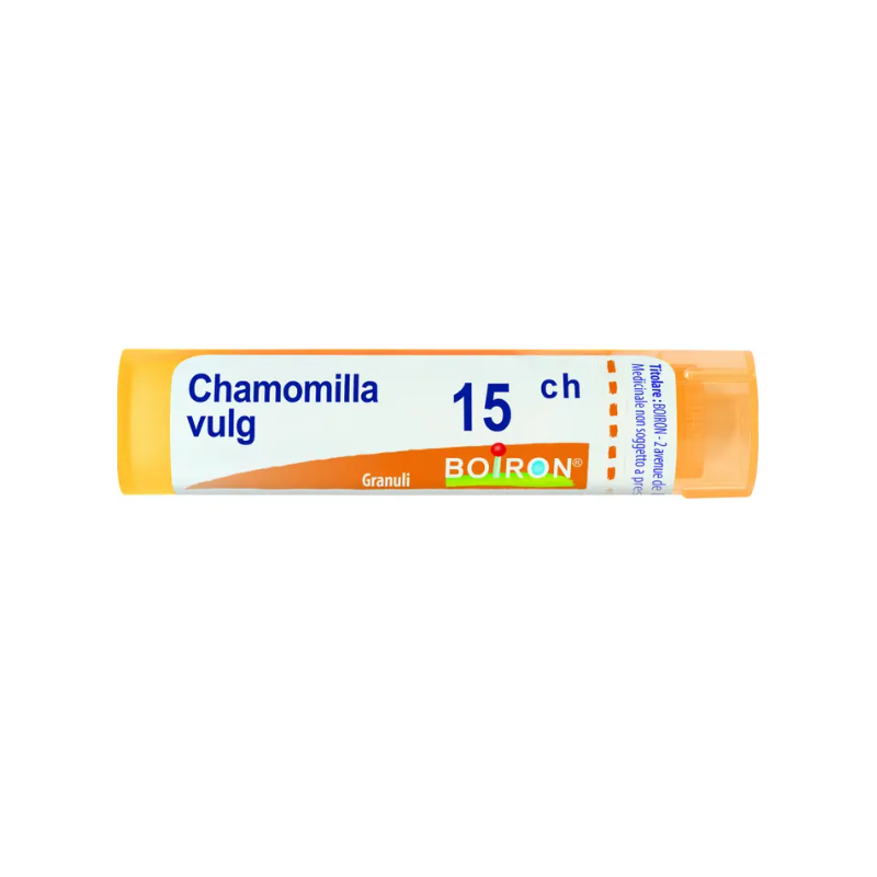 Chamomilla vulgaris (boiron) 15 ch granuli 1 contenitore multidose 4 g (80 granuli)