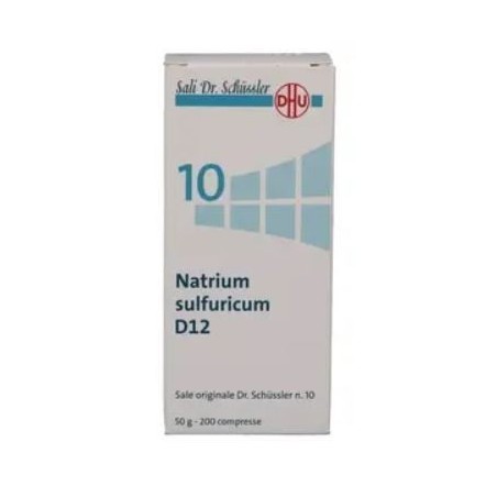 Natrium sulfuricum d6 sale dr.schussler n.10 d6 200 compresse flacone