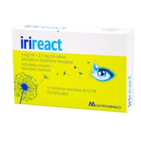 Irireact 10 monod collirio 0,50 ml 3 mg/ml + 0,5 mg/ml