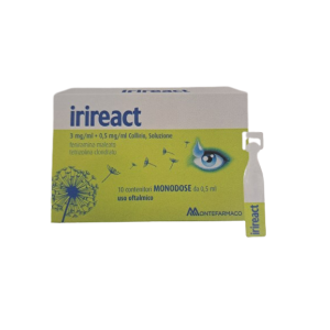 Irireact 10 monod collirio 0,50 ml 3 mg/ml + 0,5 mg/ml