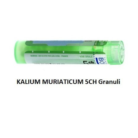 Kalium muriaticum (boiron) 80 granuli 5 ch contenitore multidose