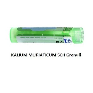 Kalium muriaticum (boiron) 80 granuli 5 ch contenitore multidose
