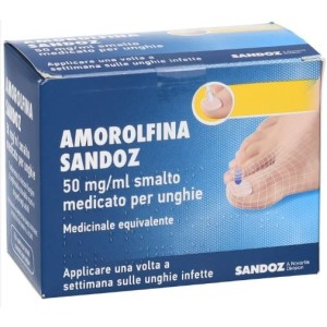 Amorolfina (sandoz) smalto unghie 1 flacone 2,5 ml 50 mg/ml