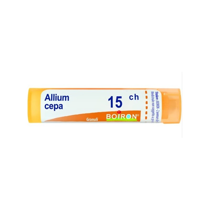 Allium cepa (boiron) 80 granuli 15 ch contenitore multidose Allium cepa (boiron) 80 granuli 15 ch contenitore multidose