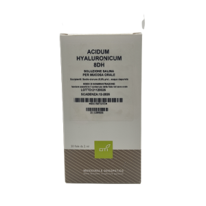 Acidum hyaluronicum 8 dh 20 fiale 2 ml soluzione fisiologicaper mucosa orale