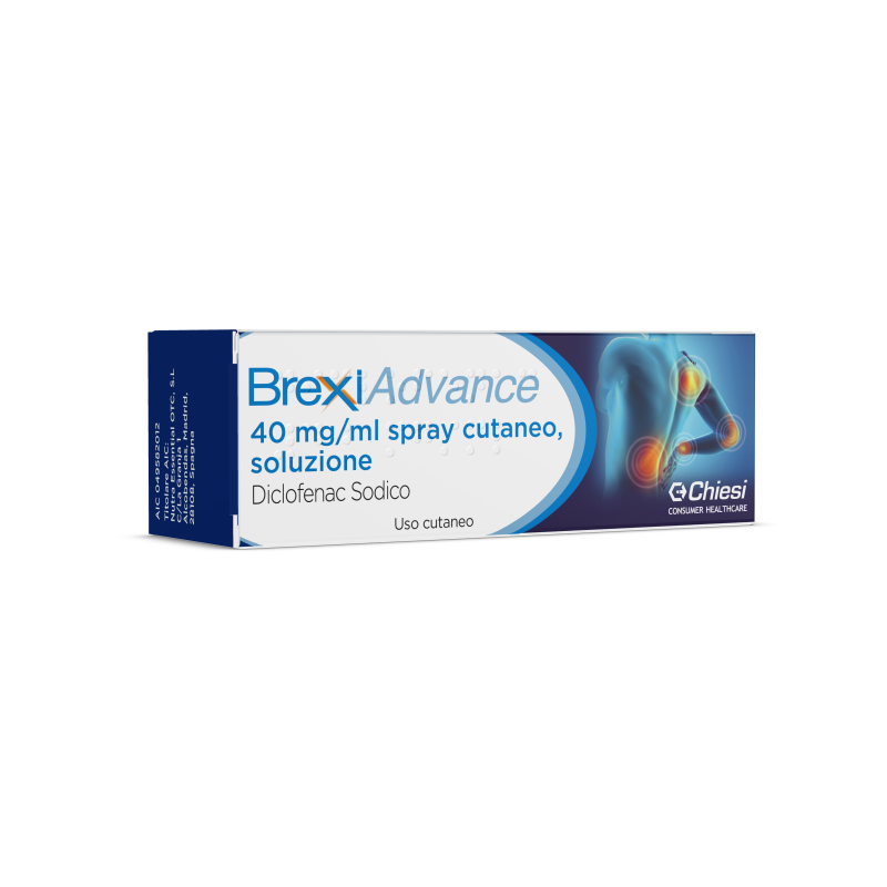 Brexiadvance spray cutaneo 30 ml/125 erog 40 mg/ml con pompadosatrice