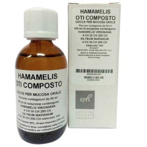 Hamamelis oti composto orale gocce 50 ml in soluzione idroalcolica al 30% v/v