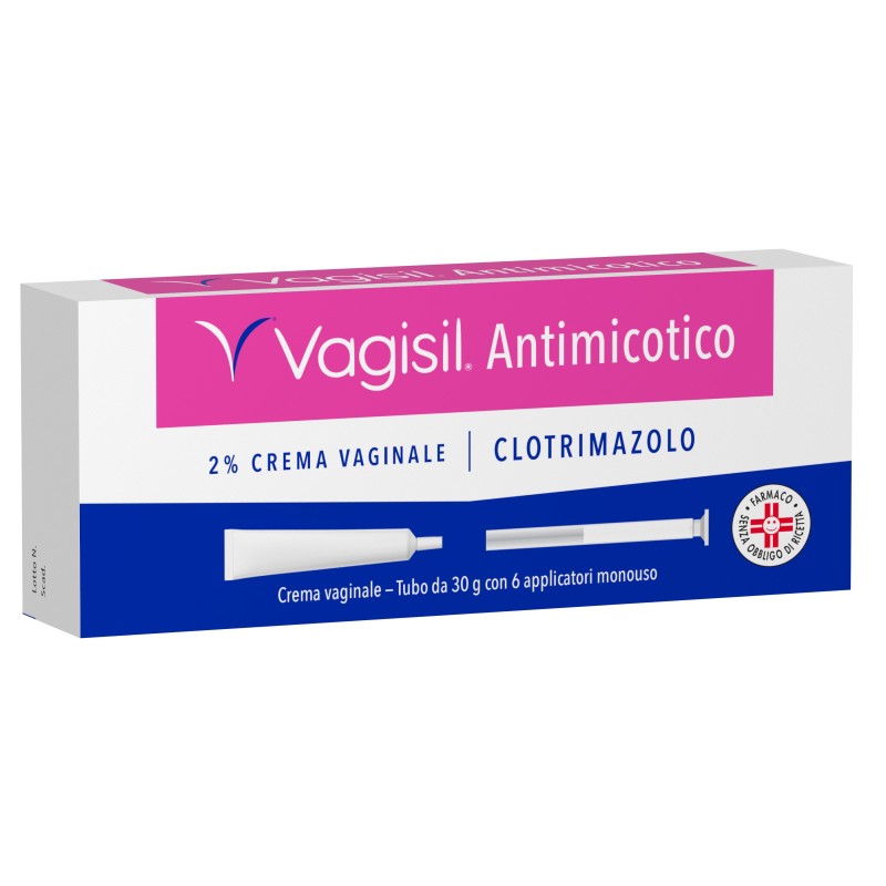 Vagisil antimicotico crema 30 g 2% + 6 applicatori monouso