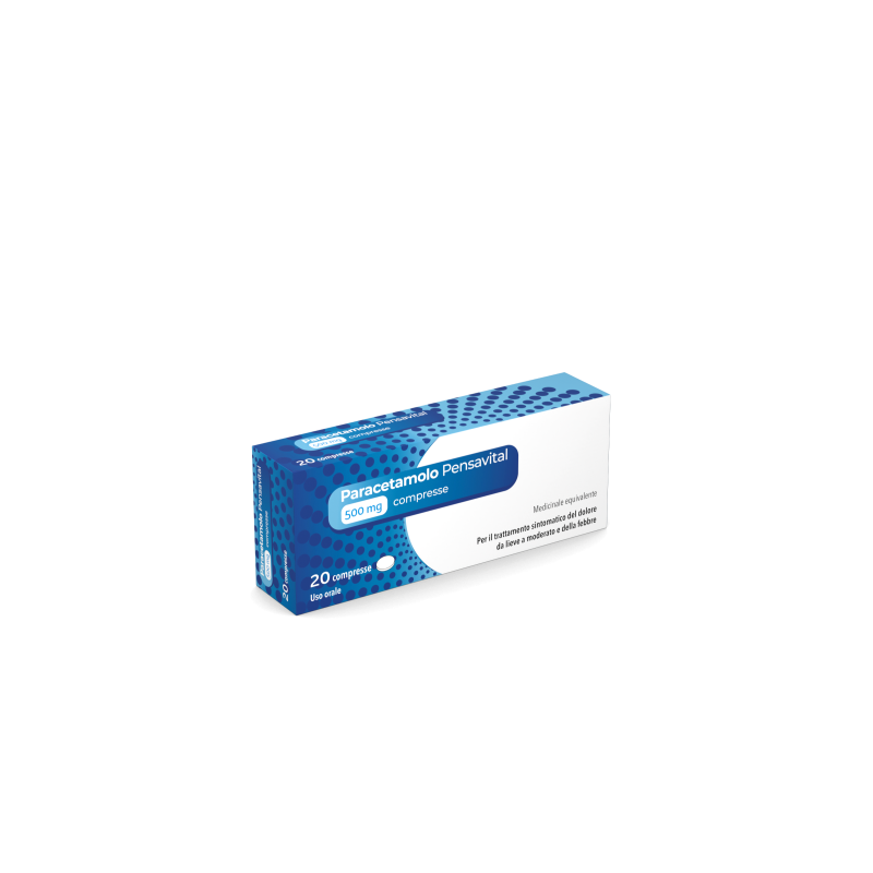Paracetamolo pensavital 20 compresse 500 mg