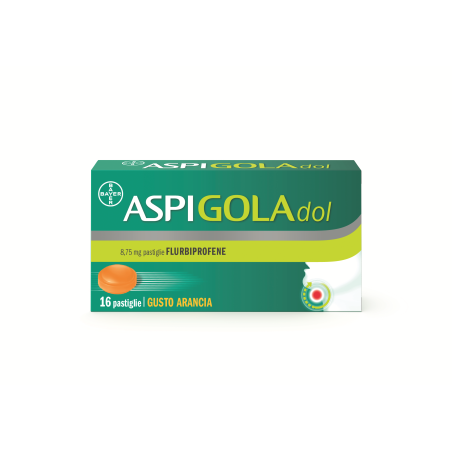 Aspigoladol 16 pastiglie 8,75 mg arancia