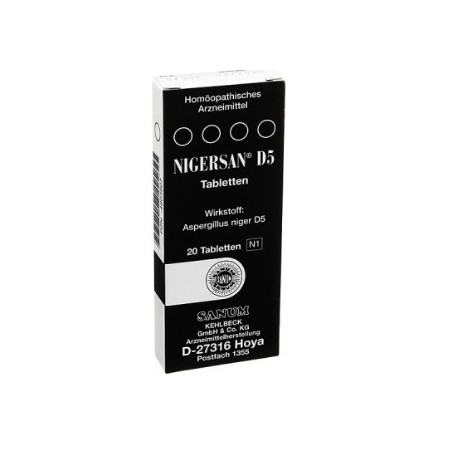 Sanum nigersan d5 20 compresse Sanum nigersan d5 20 compresse