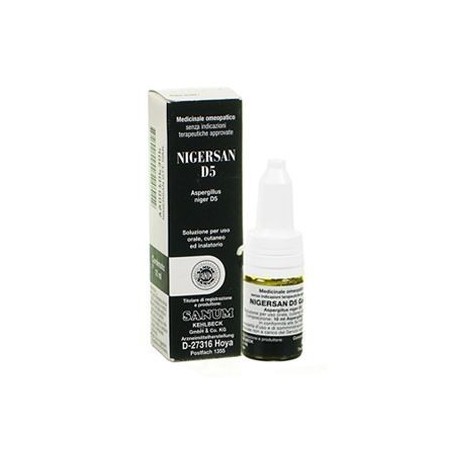 Sanum nigersan d5 gocce 10 ml Sanum nigersan d5 gocce 10 ml
