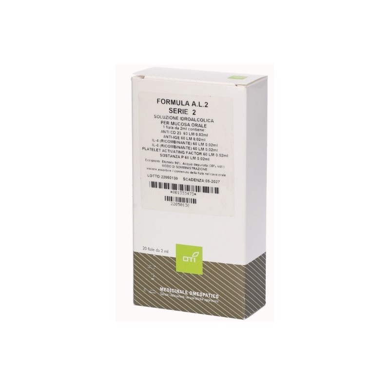 Formula al 1 serie 2 composto 20 fiale idroalcoliche 2ml