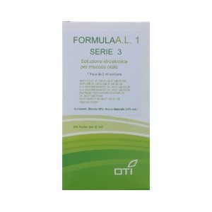 Formula al 1 serie 3 composto 20 fiale idroalcoliche 2ml