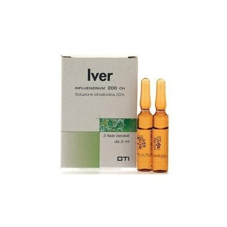 Iver 200ch 3 fiale idroalcoliche 2ml Iver 200ch 3 fiale idroalcoliche 2ml