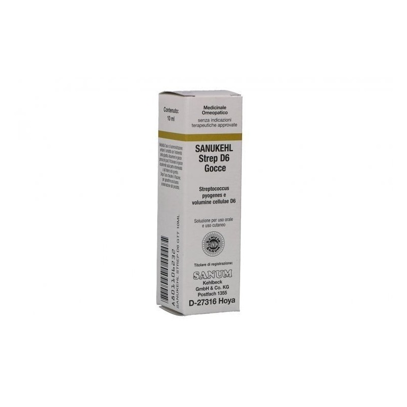 Sanukehl strep d6 gocce 10 ml