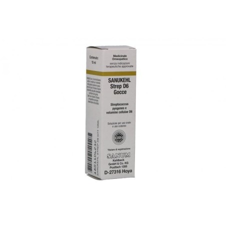 Sanukehl strep d6 gocce 10 ml
