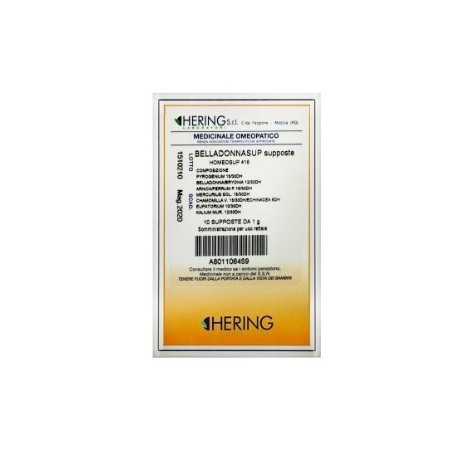 Belladonnasup 10 supposte 1 g