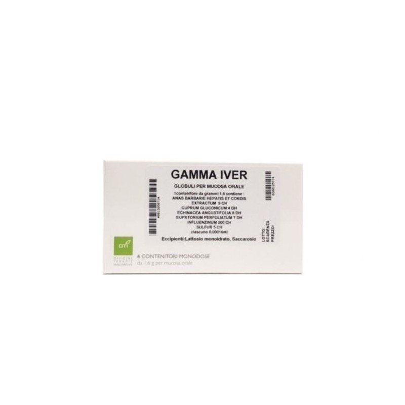Gamma iver composto 6 fiale globulari 1,6g
