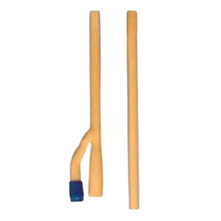 Catetere uretrale sterile foley in lattice siliconato a duevie ch22 wellead