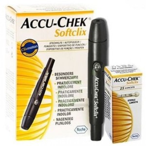 Penna pungidito accu-chek softclix kit 1 penna + 25 lancette