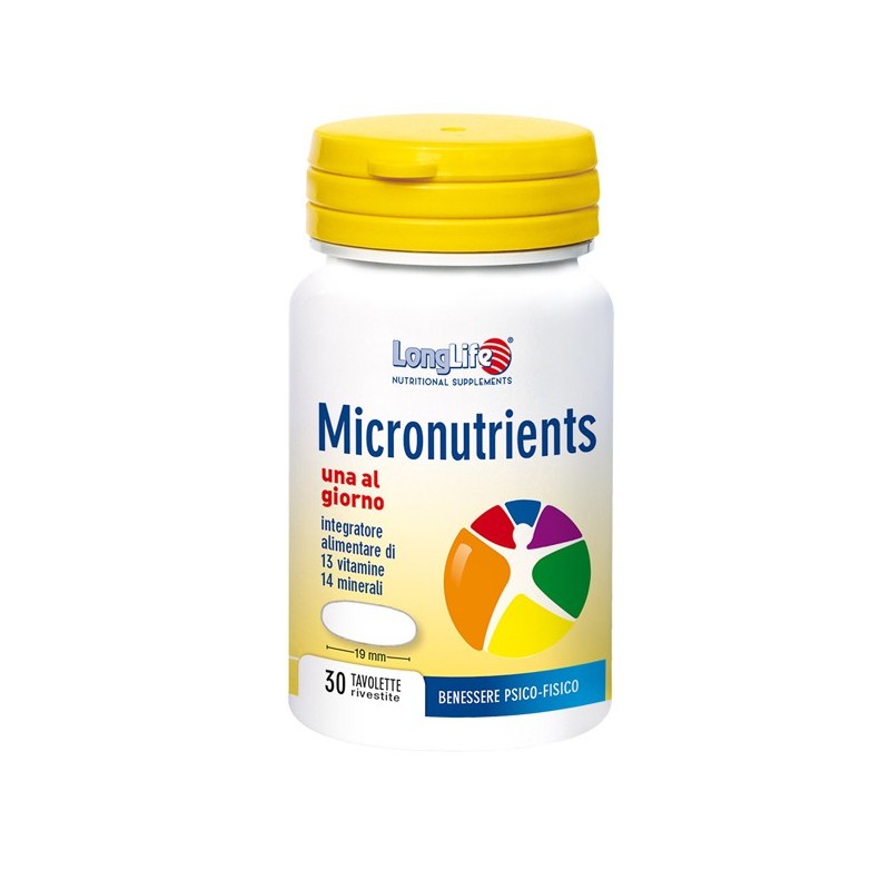 Longlife micronutrients 30 tavolette Longlife micronutrients 30 tavolette