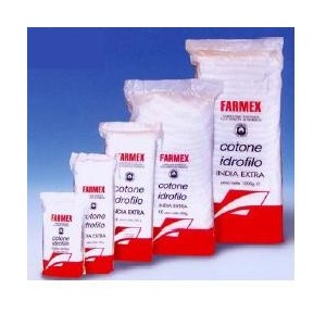 Cotone idrofilo farmex india senza laccio confezione 500g