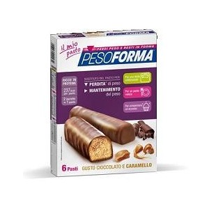 Pesoforma barretta cioccolato caramello 12 x 31 g
