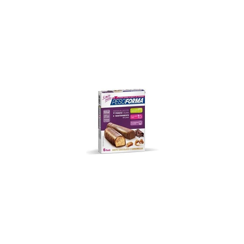 Pesoforma barretta cioccolato caramello 12 x 31 g
