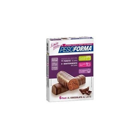 Pesoforma barretta cioccolato latte 12 x 31 g