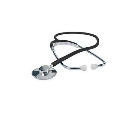 Fonendoscopio logiko a testa piatta diametro 45 mm altezza 10 mm tubo ad y diametro 5 mm lunghezza 60 cm