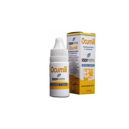 Soluzione lubrificante ocumill camomilla malva 15 ml