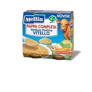 Mellin pappa completa vitello 250 g 2 pezzi