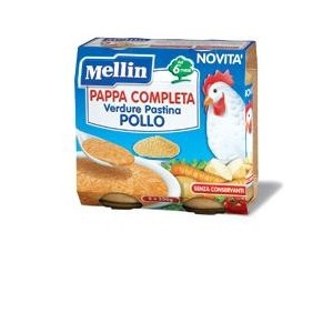 Mellin pappa completa pollo 250 g 2 pezzi