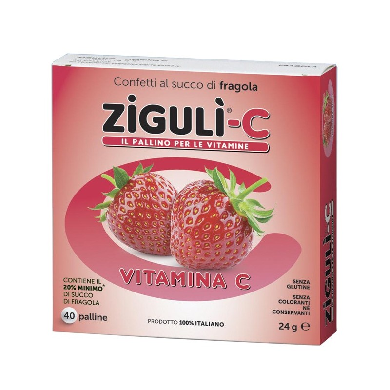 Ziguli c fragola 40 confetti 24 g