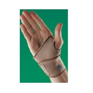 Polsiera in neoprene oppo. attenua il dolore e sostiene l'articolazione del polso con una leggera pressione mantenendo il calore