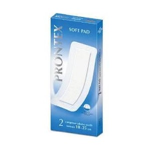 Garza compressa prontex soft pad 10x25 cm 2 pezzi