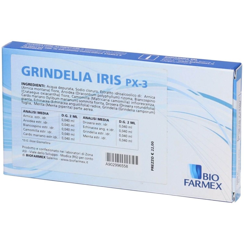 Grindelia iris px3 10 fiale 2 ml Grindelia iris px3 10 fiale 2 ml