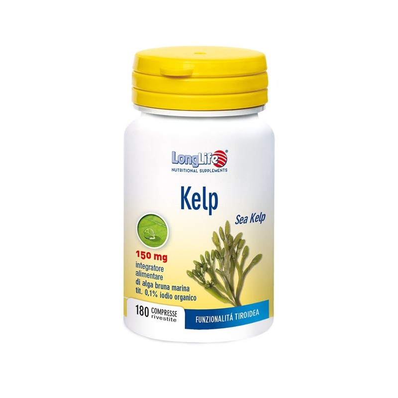 Longlife kelp alga bruna 180 compresse