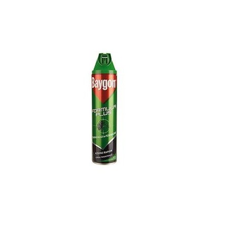 Insetticida baygon scarafaggi e formiche plus spray 400 ml