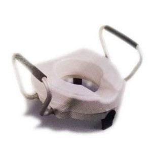 Rialzo per wc con maniglie per la camera del malato