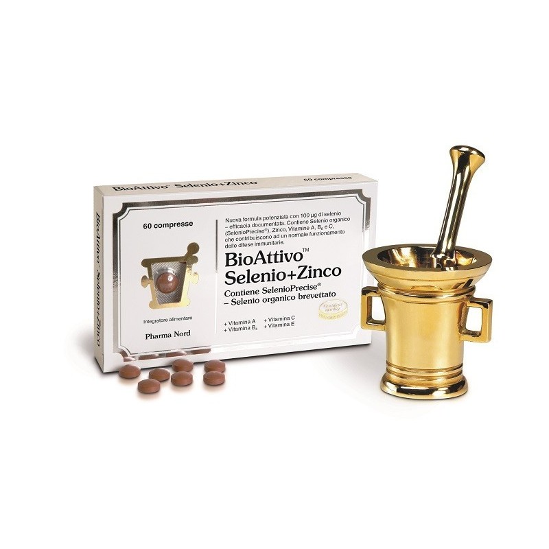 Bioattivo selenio + zinco 60 compresse Bioattivo selenio + zinco 60 compresse