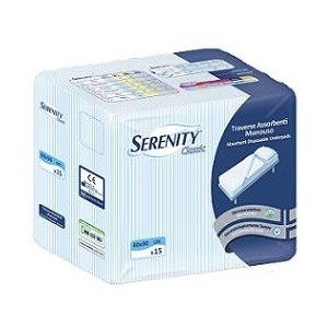 Traversa salvamaterasso per incontinenza serenity classic rimboccabile misura 80x180cm 30 pezzi