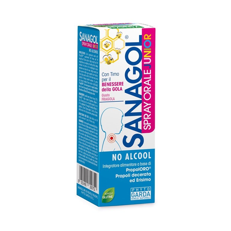 Sanagol spray junior propoli fragola 20 ml