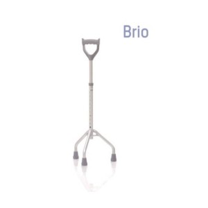 Tripode brio in alluminio anodizzato con manico chiuso impugnatura anatomica