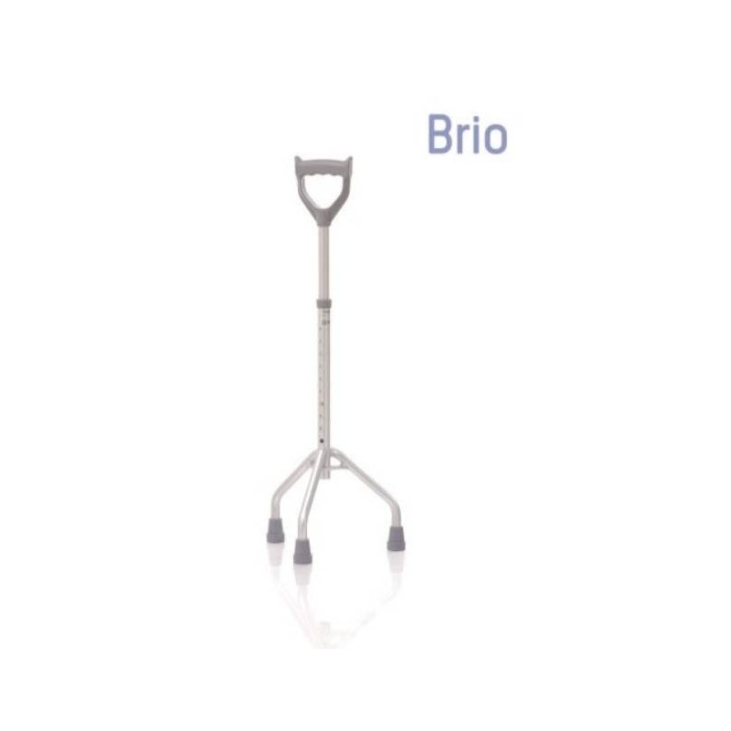 Tripode brio in alluminio anodizzato con manico chiuso impugnatura anatomica Tripode brio in alluminio anodizzato con manico chiuso impugnatura anatomica