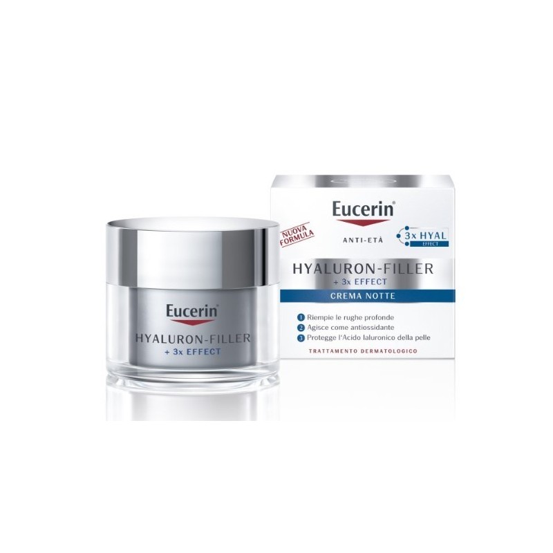 Eucerin crema hyaluron-filler notte 50 ml