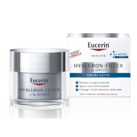 Eucerin crema hyaluron-filler notte 50 ml