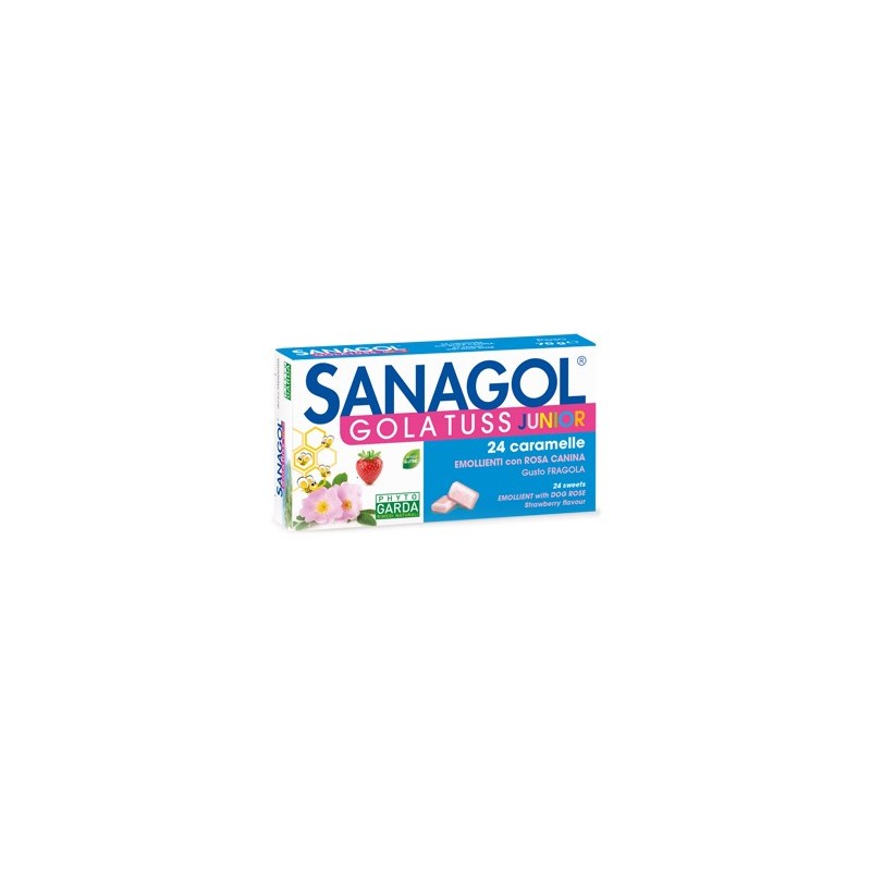 Sanagol gola tuss junior fragola 24 caramelle